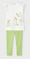 Preview: Mayoral - 2-teiliges Set/ T-Shirt weiß & Leggings grün